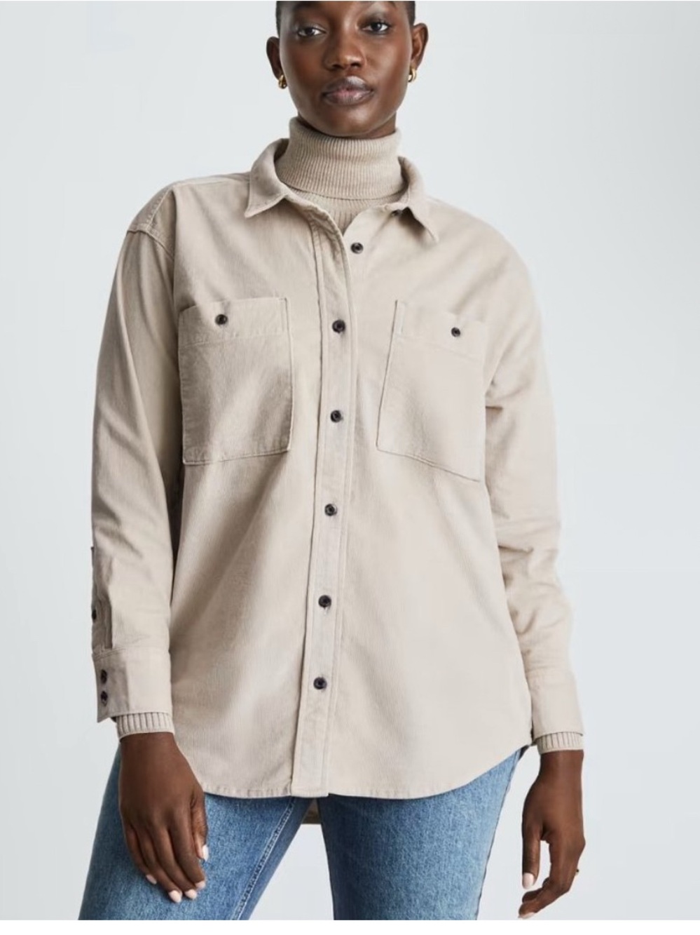 Everlane Oversized Corduroy Shirt